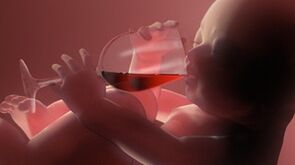 Rischio per un bambino quando consuma alcol